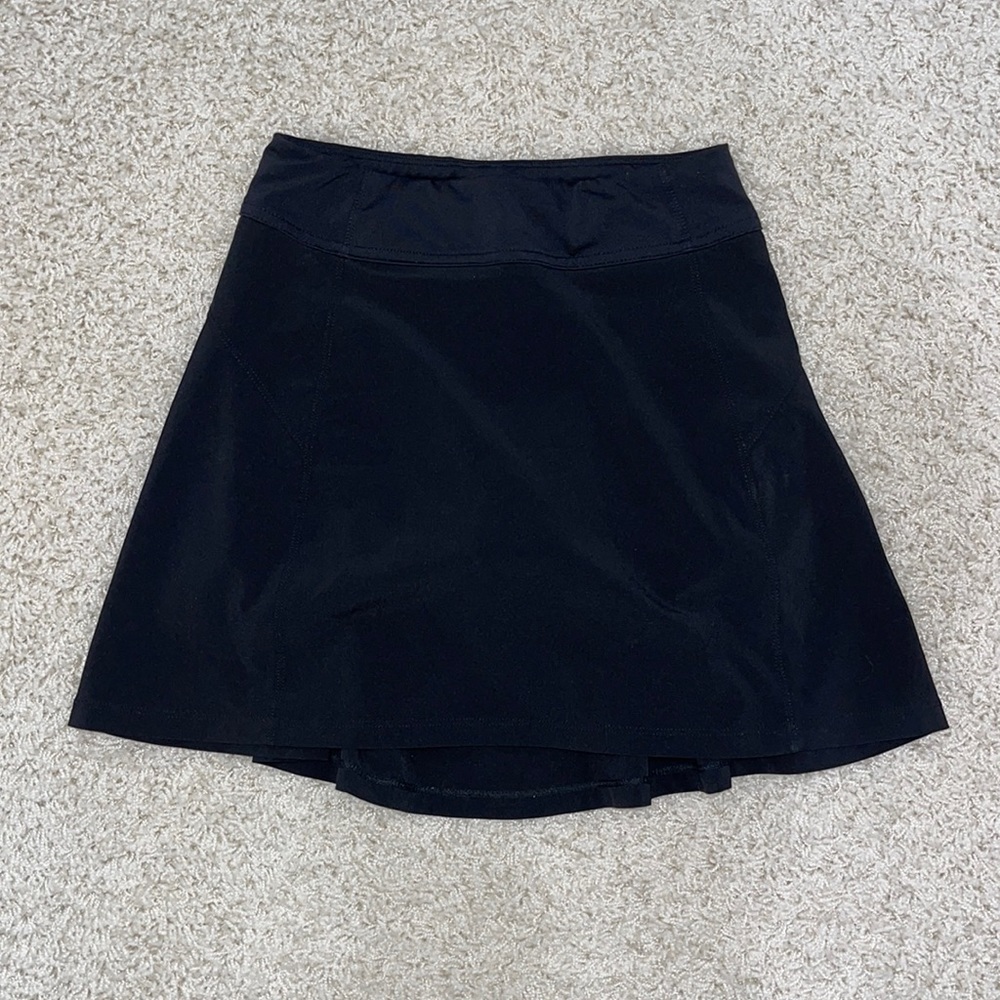Girls black athletic skirt